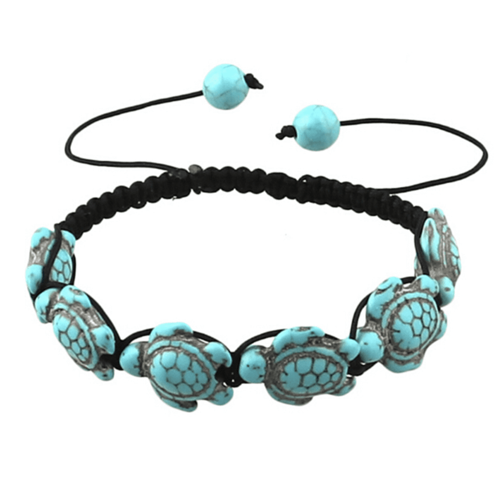 Turquoise Hawaiian Sea Turtle Bracelet