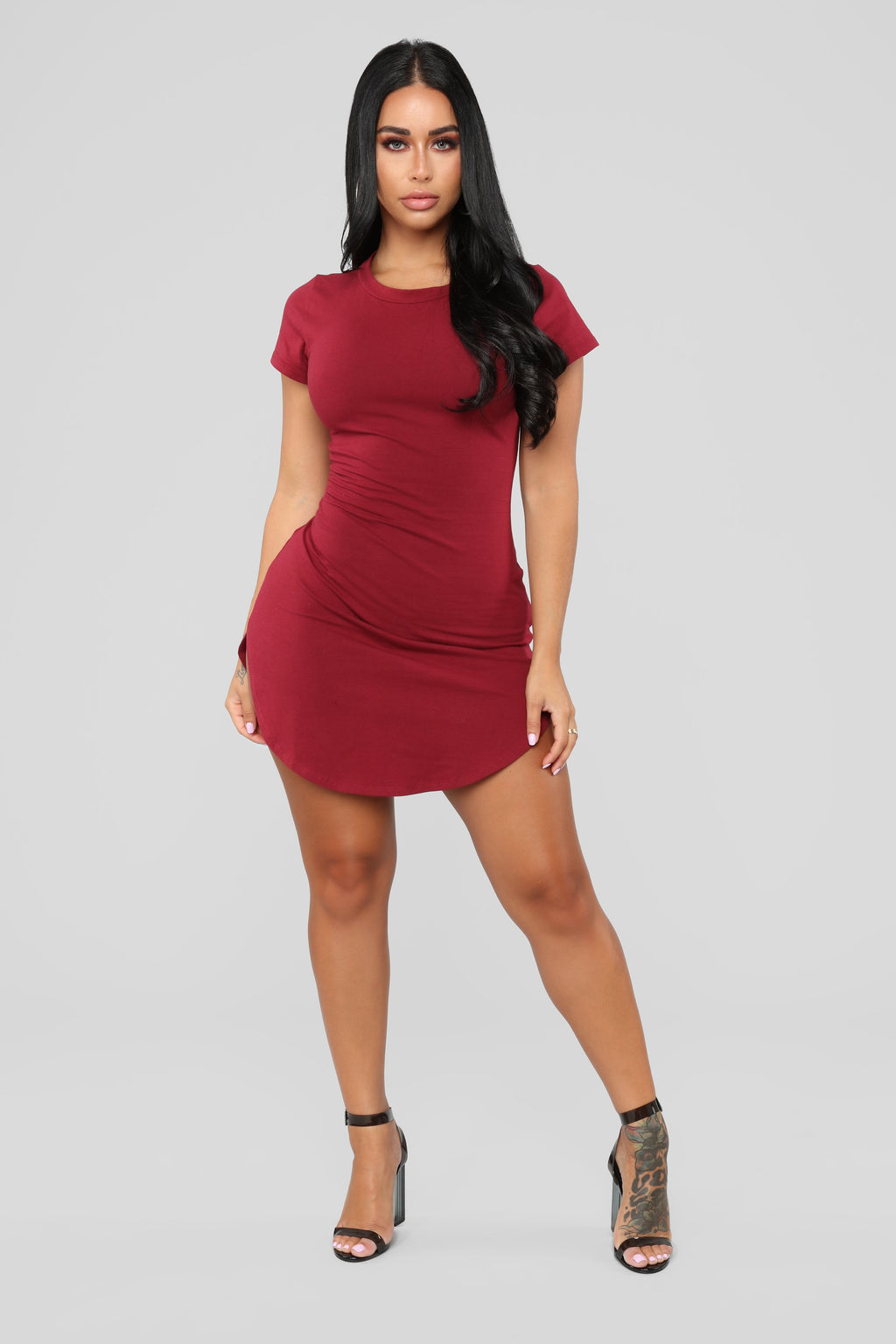 Tori Tunic - Burgundy