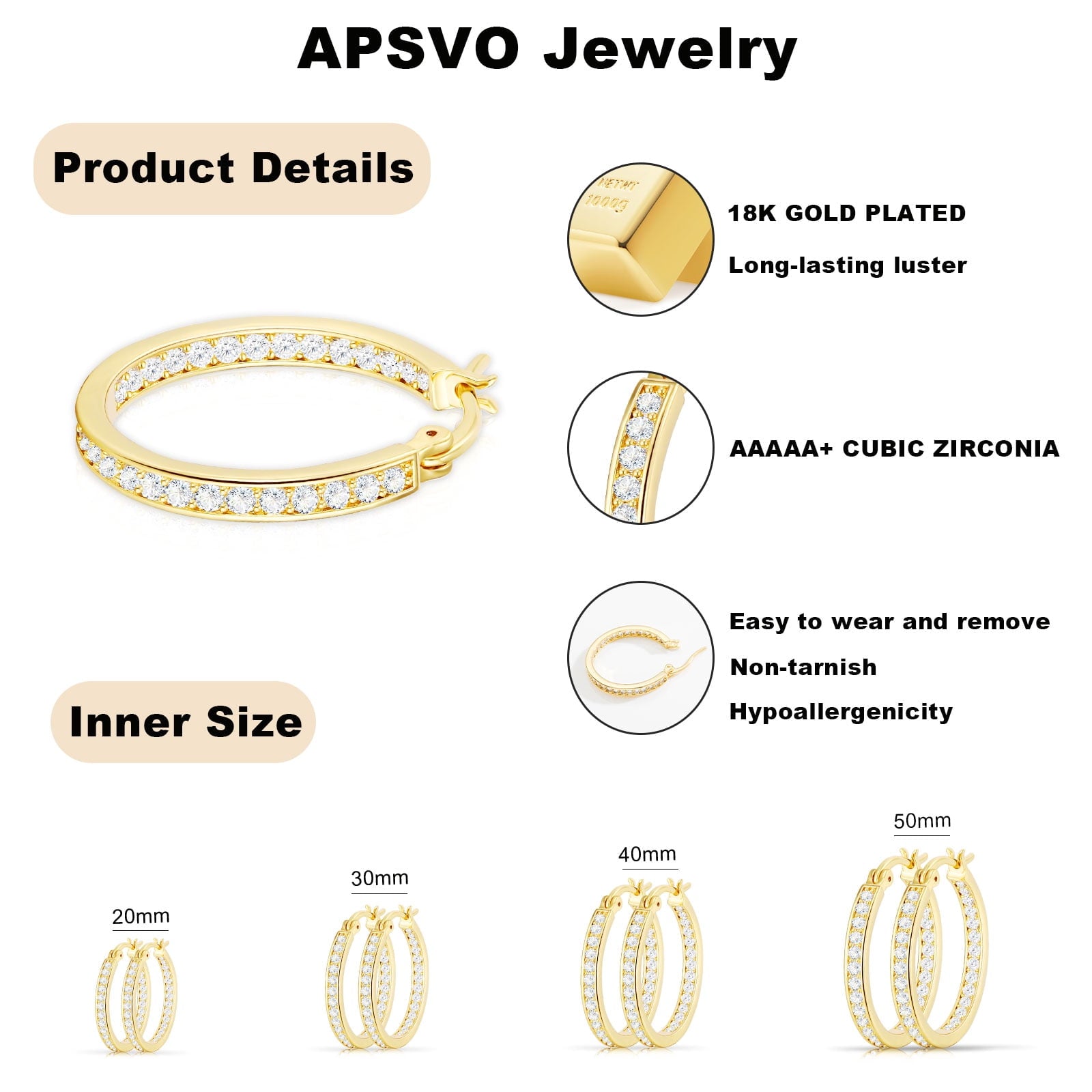 4 Pairs Hoop Earrings for Women CZ Small Huggie Cartilage Post Hypoallergenic Earrings Set for Multiple Piercing Valentines Day Jewelry Gifts Her Teen Mom Wife Lady Adults Ideas