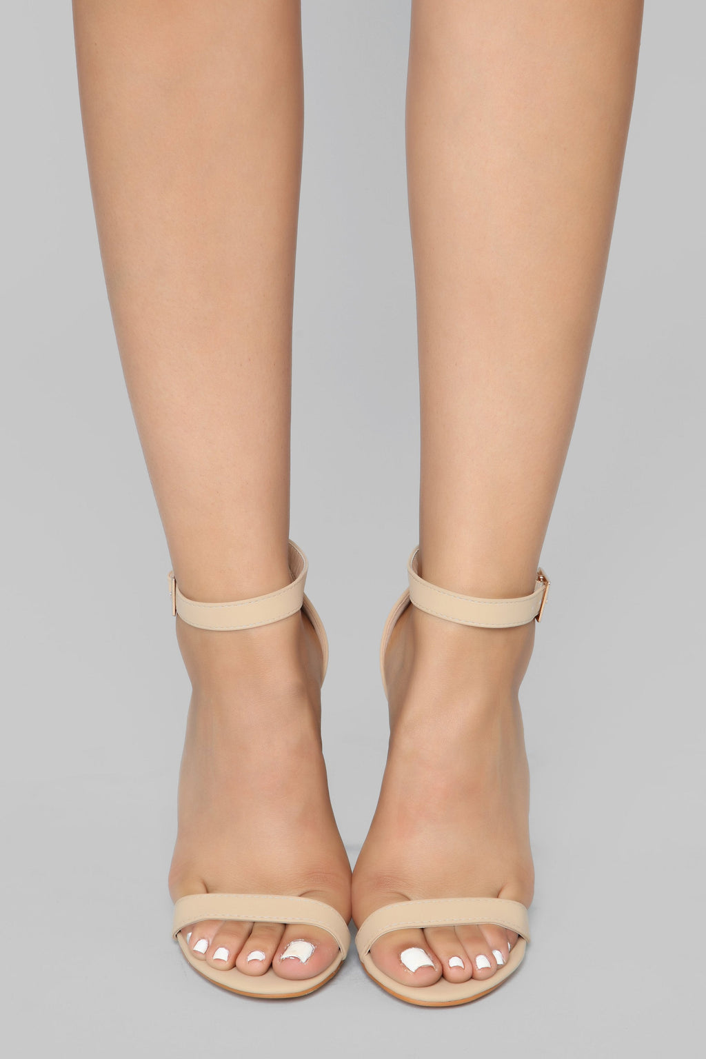 Strapped Success Heel - Nude