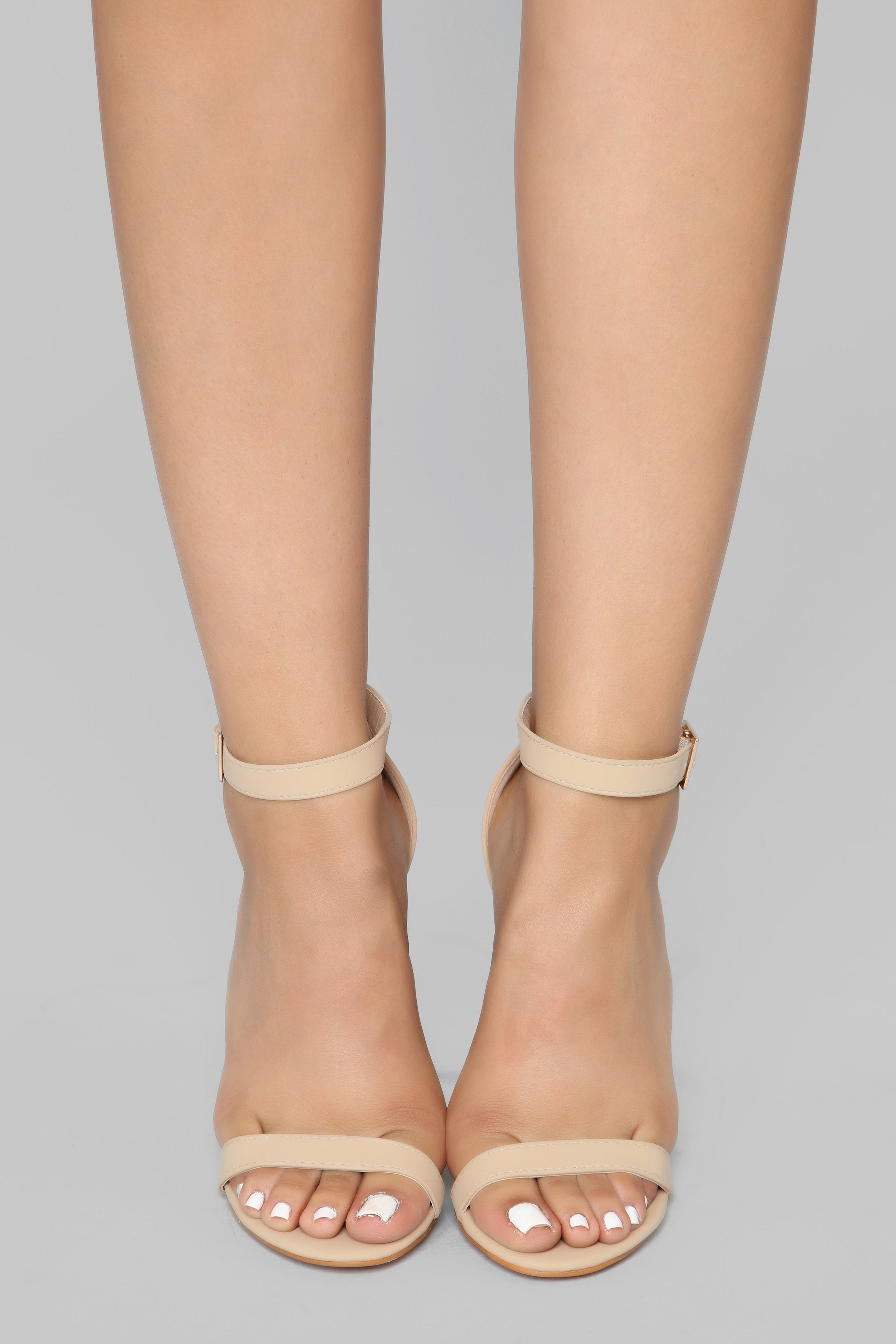 Strapped Success Heel - Nude