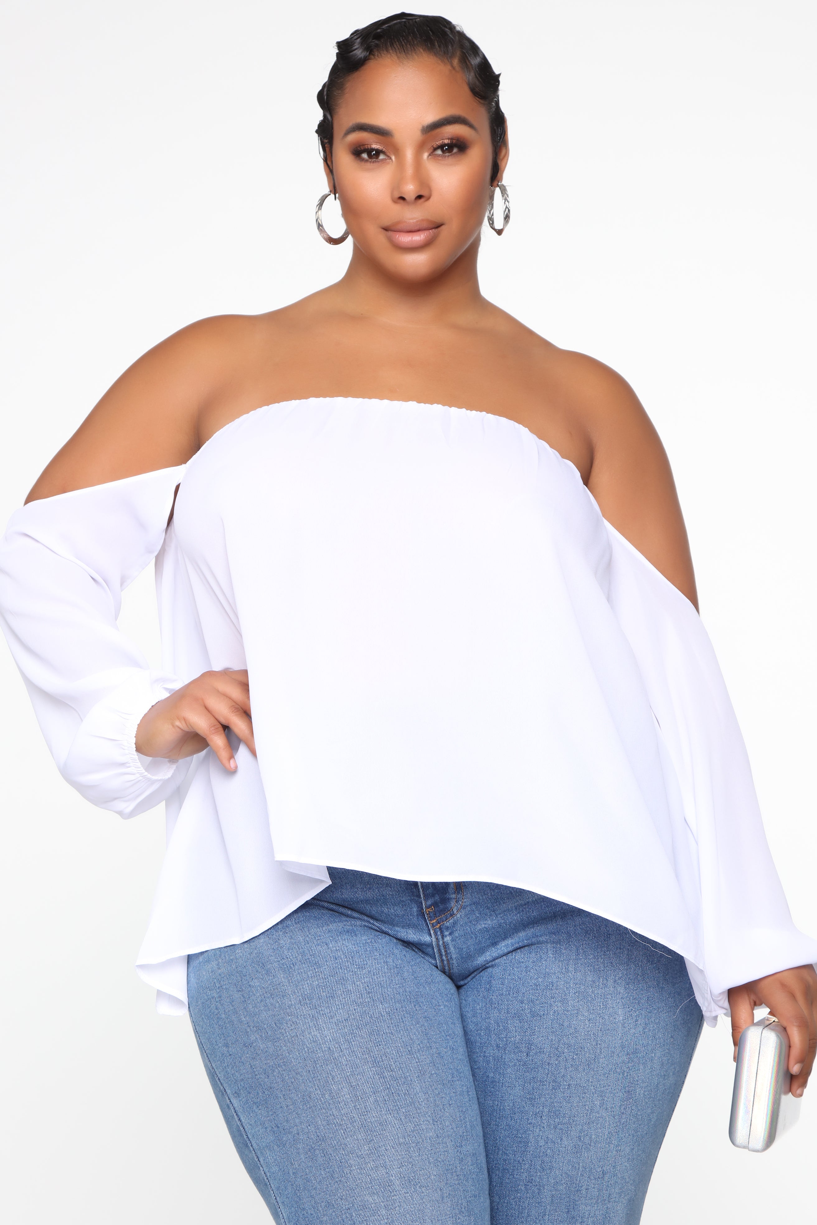 A Soft Touch Top - White