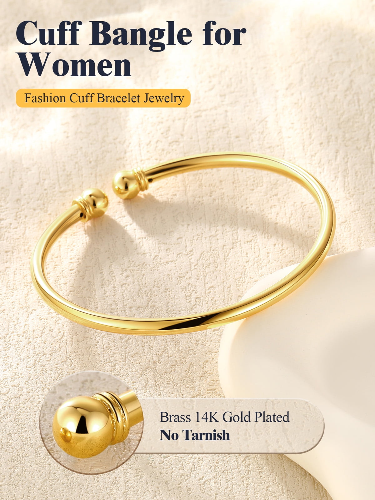 Twisted Bracelet for Women Open Bracelet Jewelry Solid Cuff Bangle