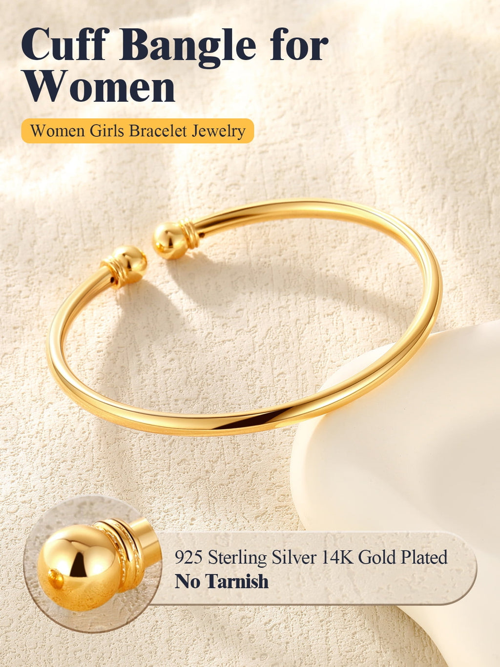 Twisted Bracelet for Women Open Bracelet Jewelry Solid Cuff Bangle