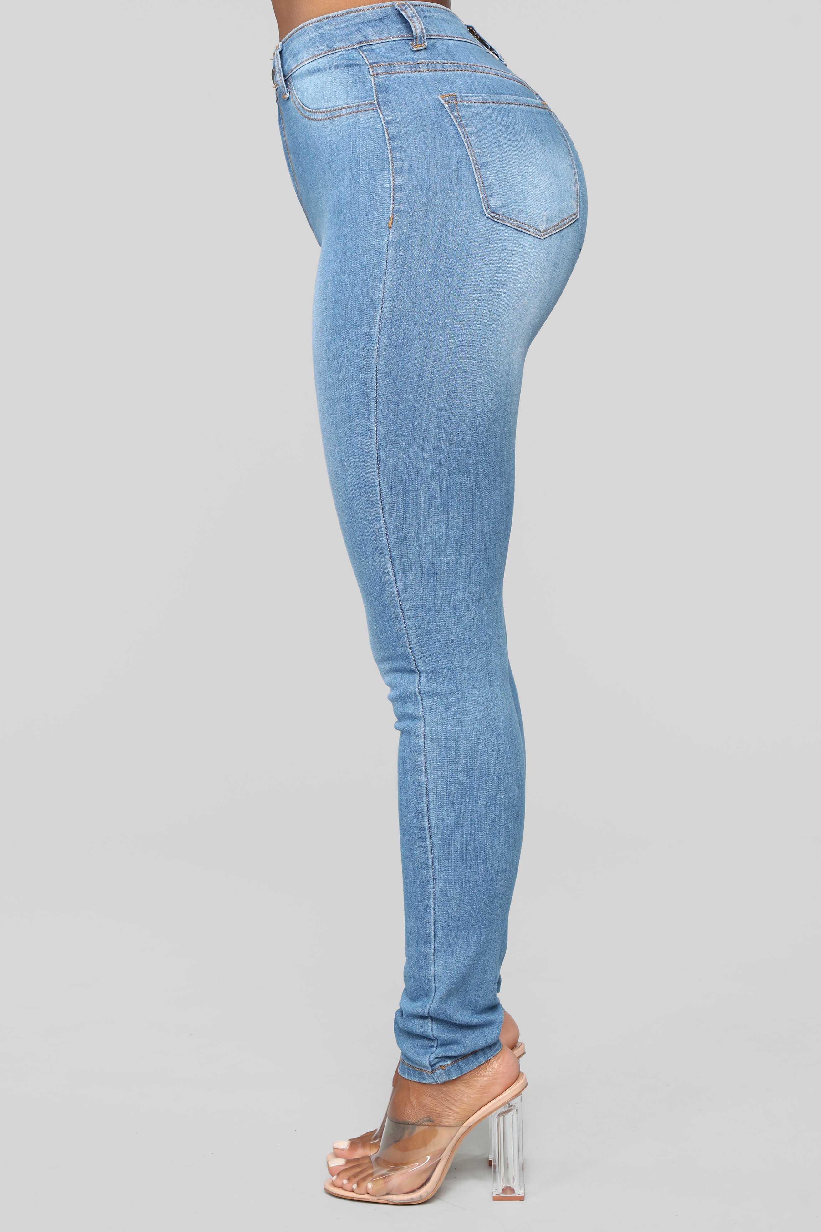 Sophie High Waist Jegging - Medium Blue Wash