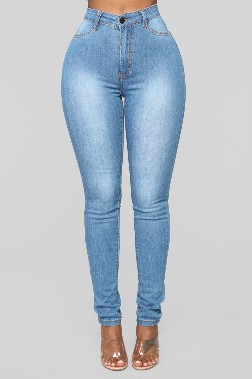 Sophie High Waist Jegging - Medium Blue Wash