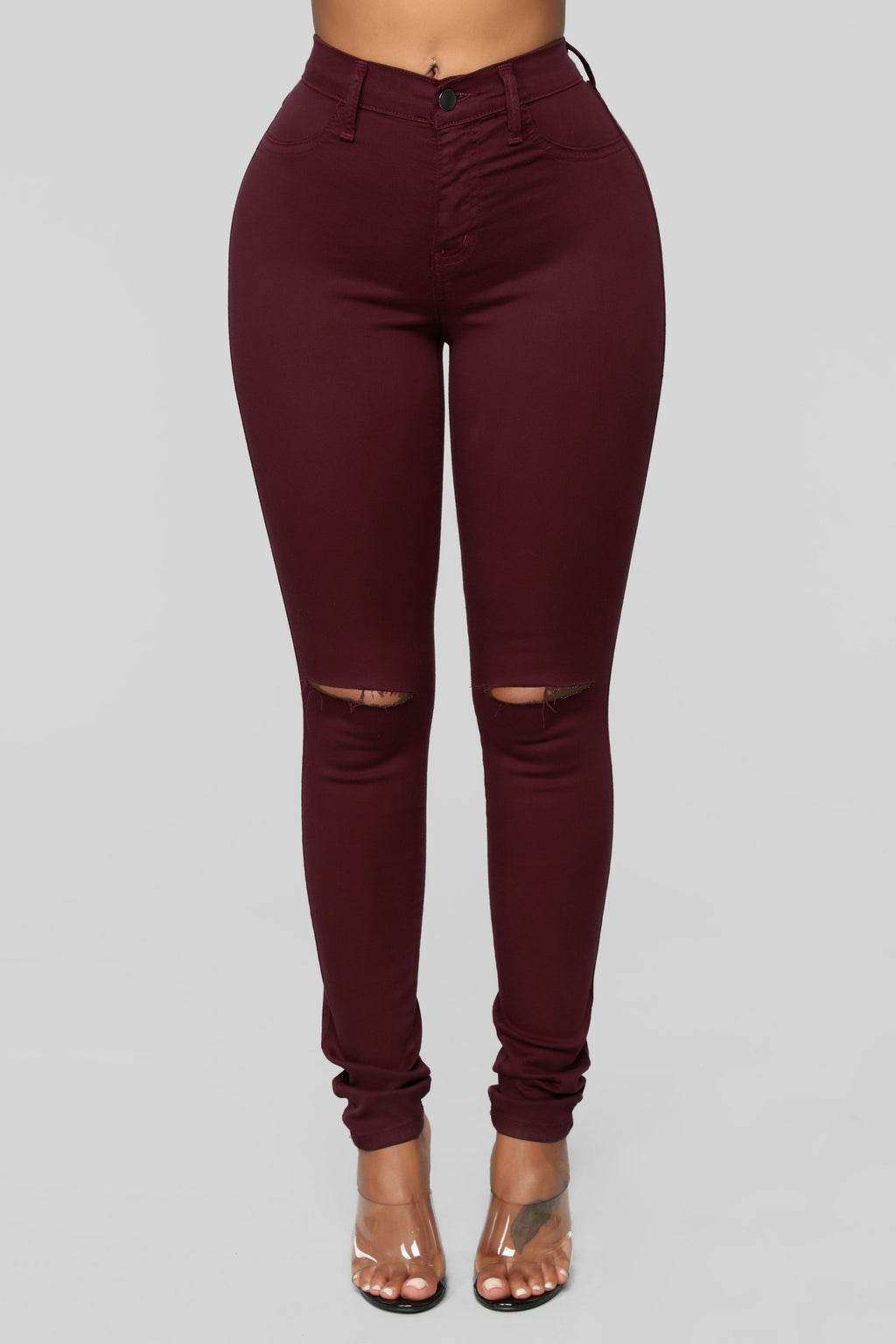 Canopy Jeans - Burgundy