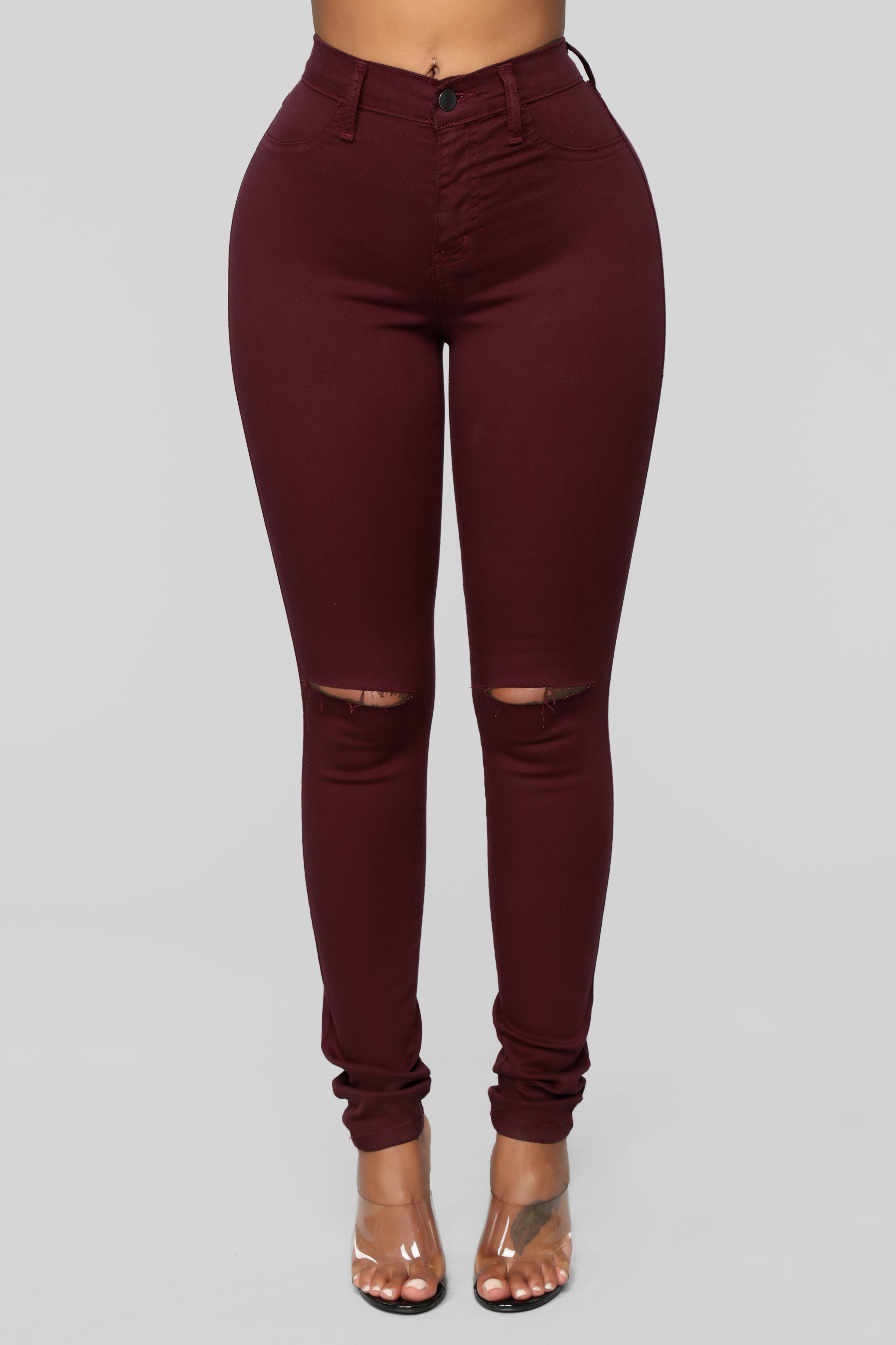 Canopy Jeans - Burgundy