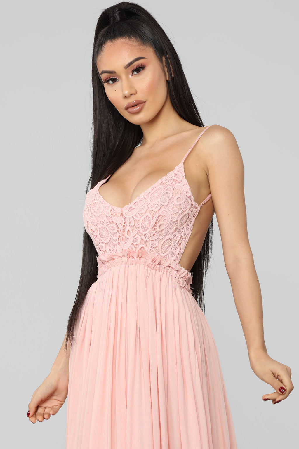 Ancient Rome Dress - Mauve