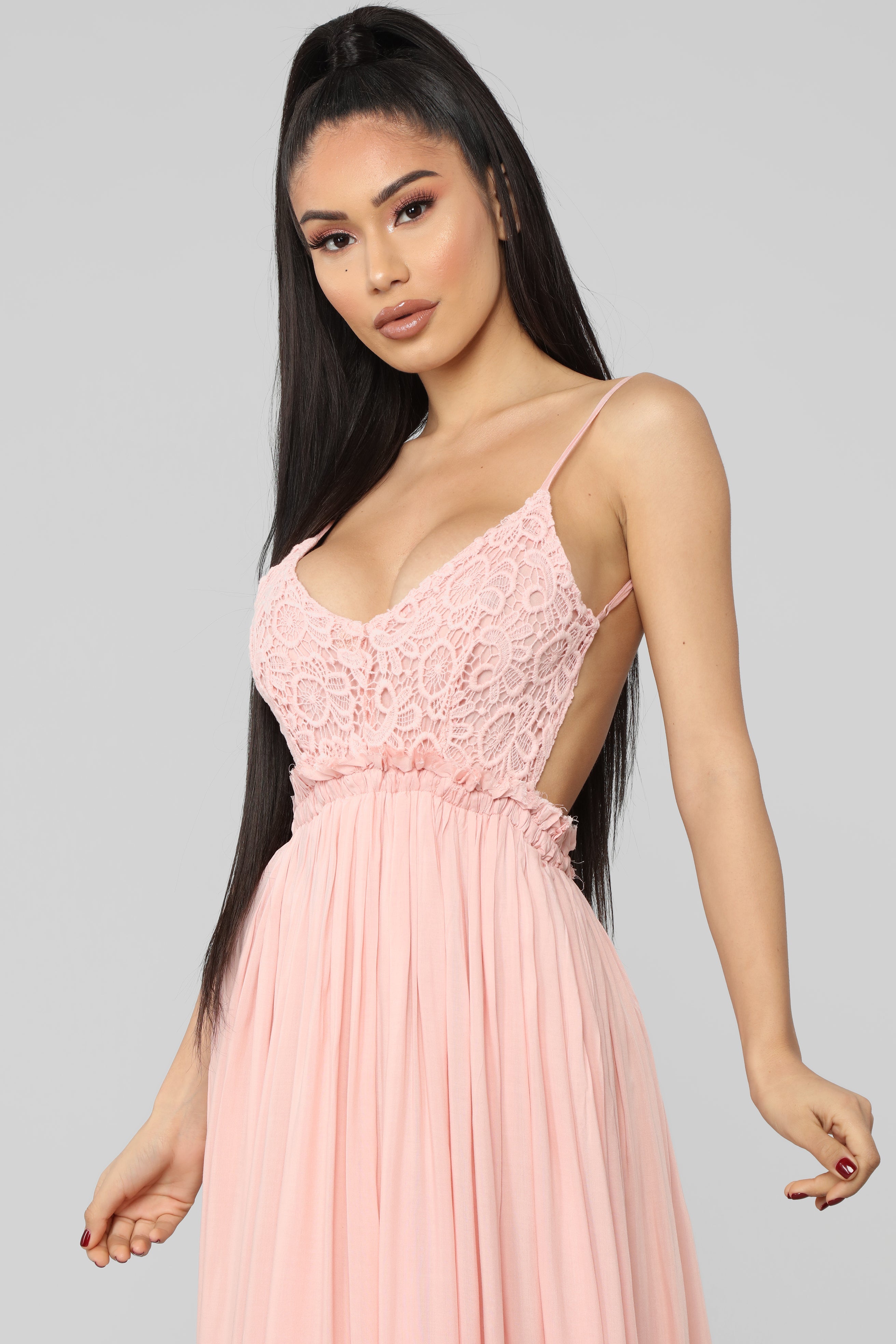 Ancient Rome Dress - Mauve