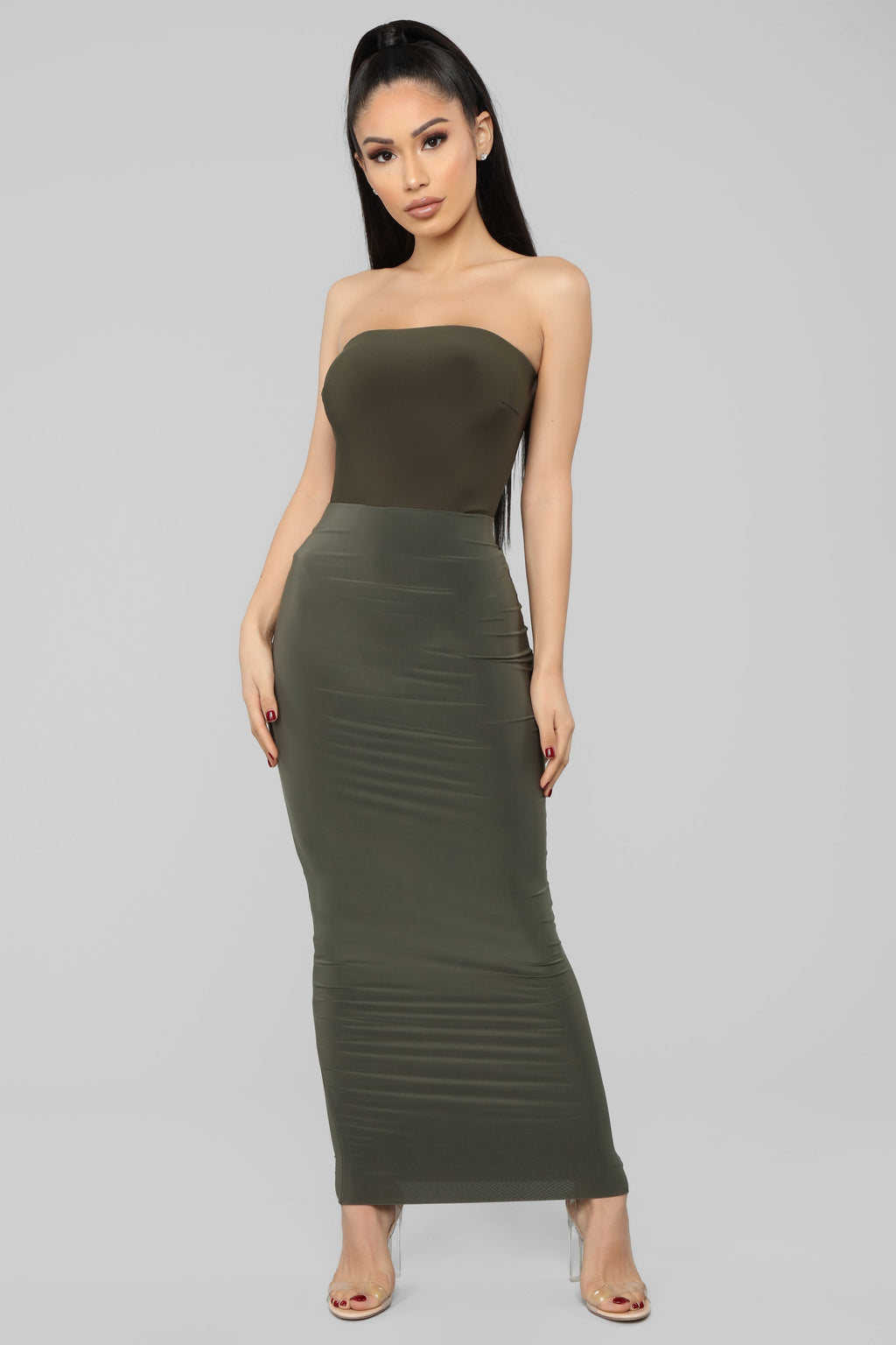 Across the Universe Skirt - Olive
