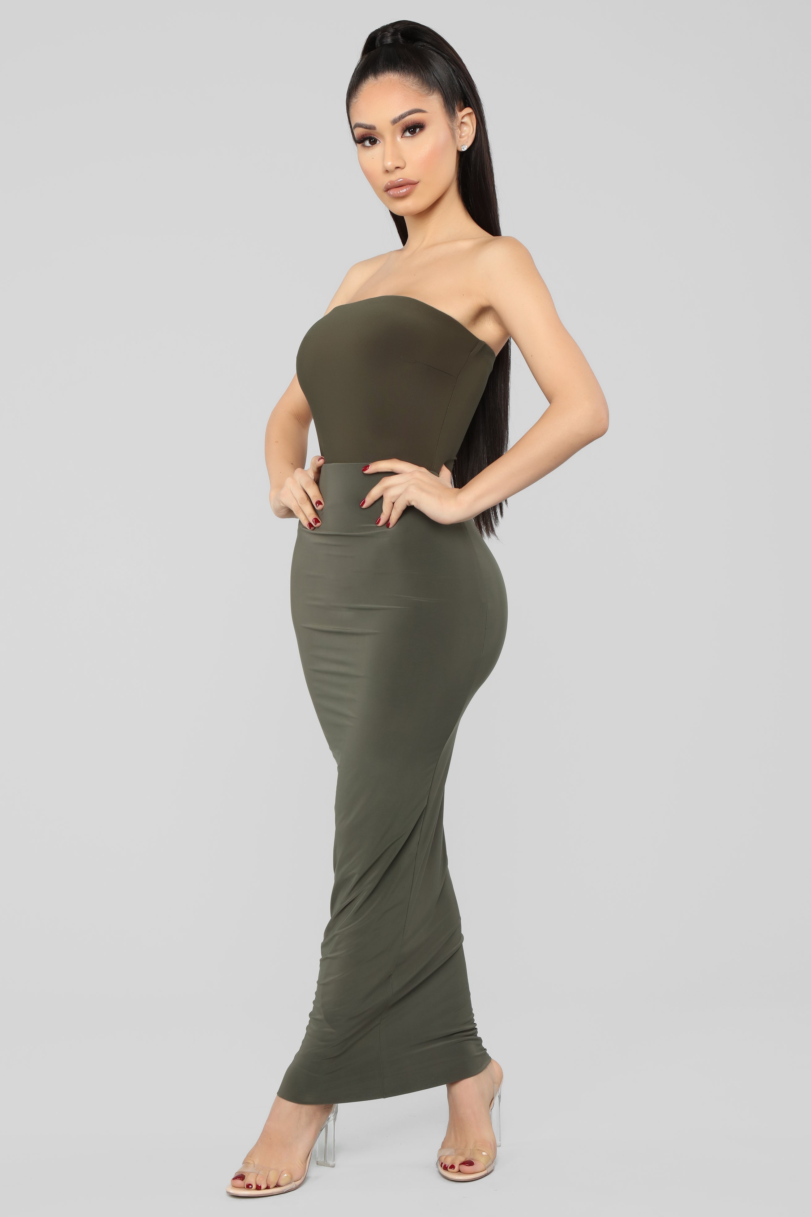 Across the Universe Skirt - Olive