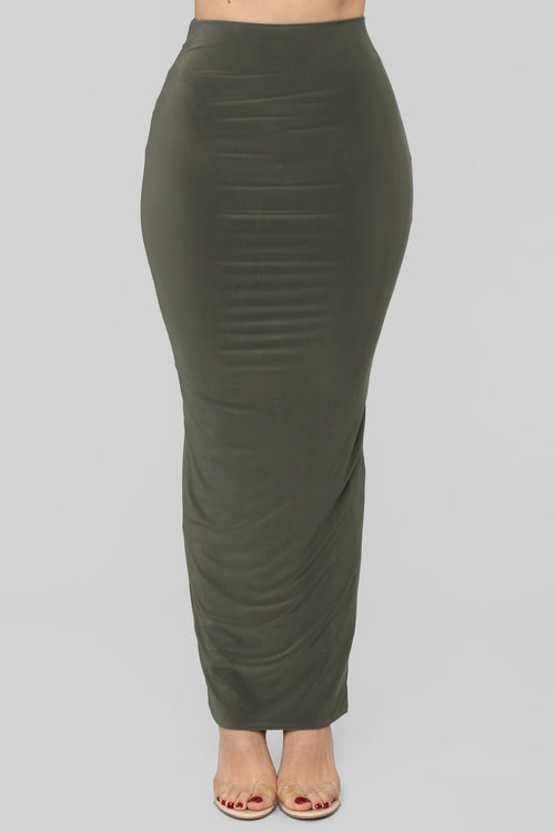 Across the Universe Skirt - Olive