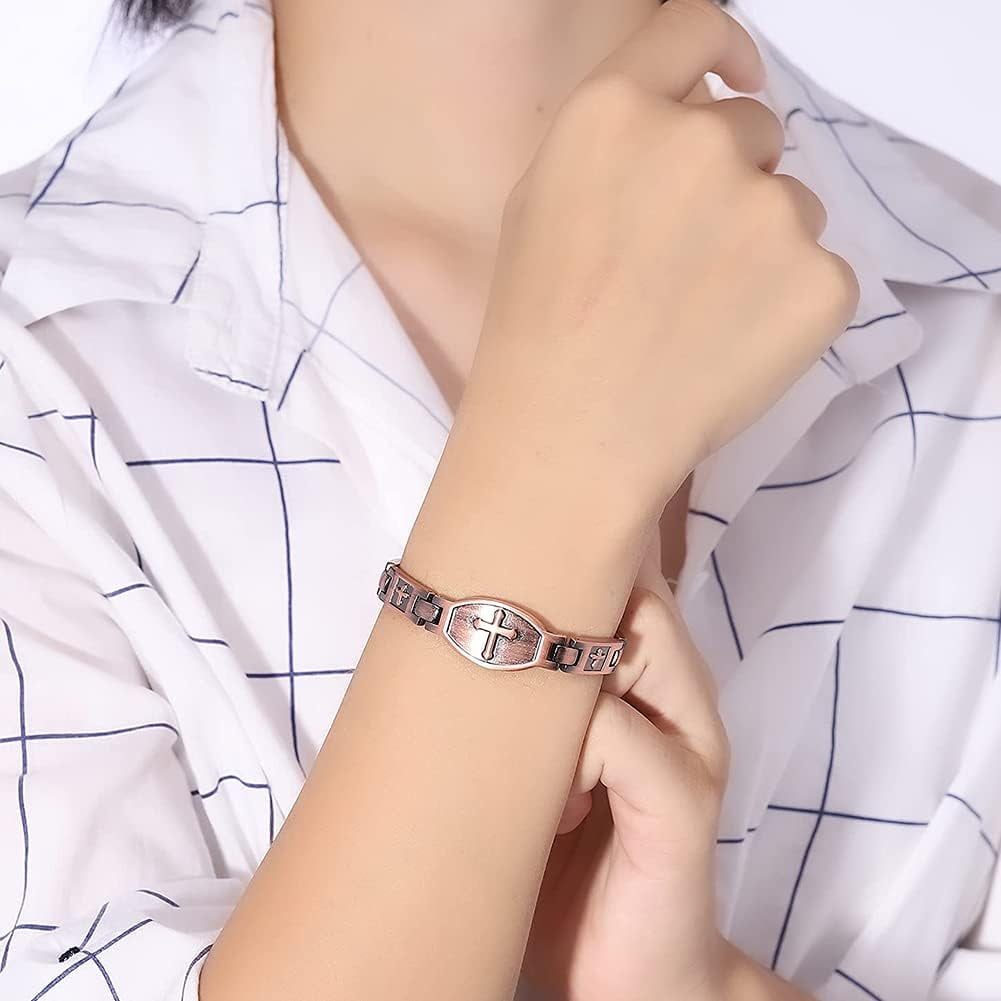 99.99% Solid Copper Magnetic Bracelets for Women
