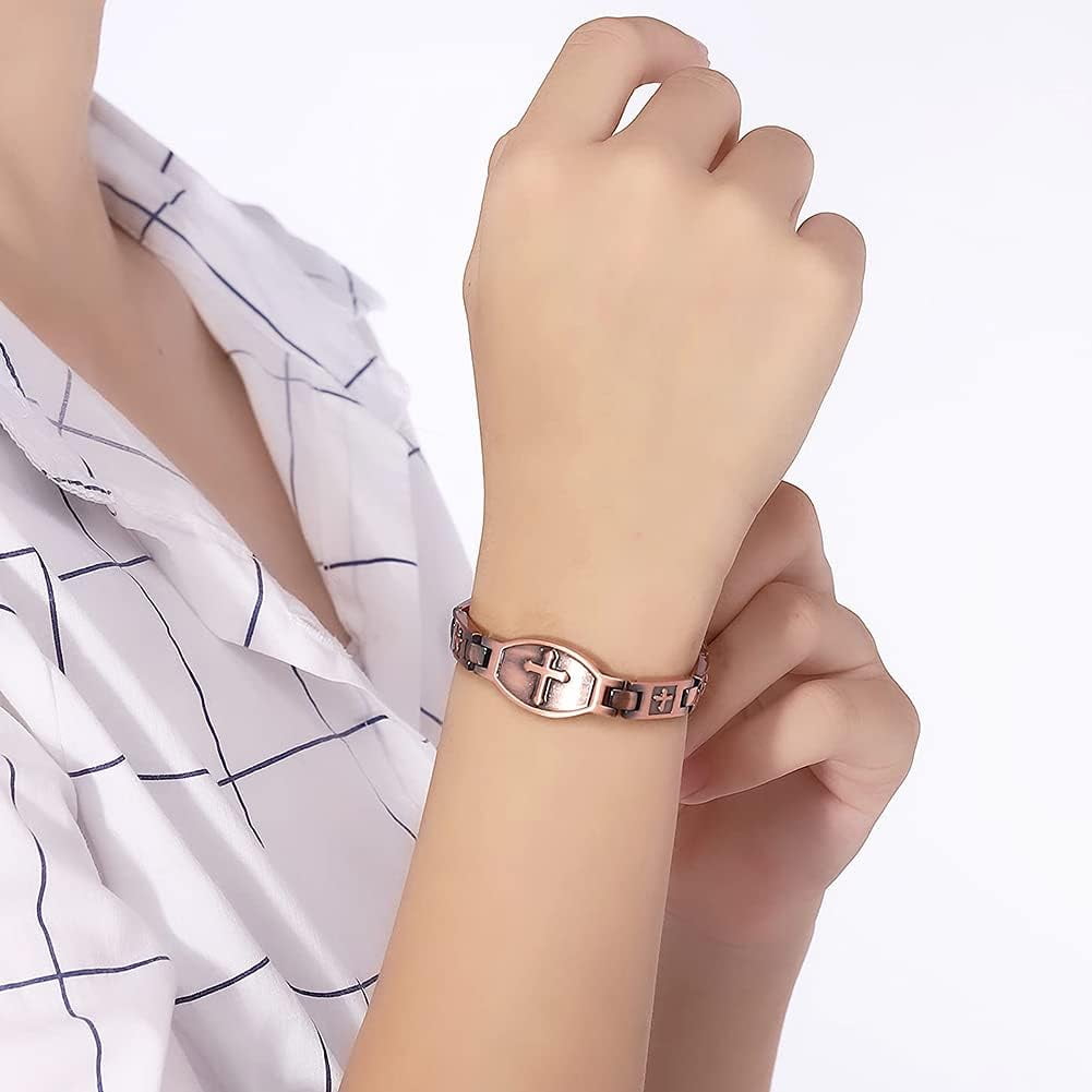 99.99% Solid Copper Magnetic Bracelets for Women