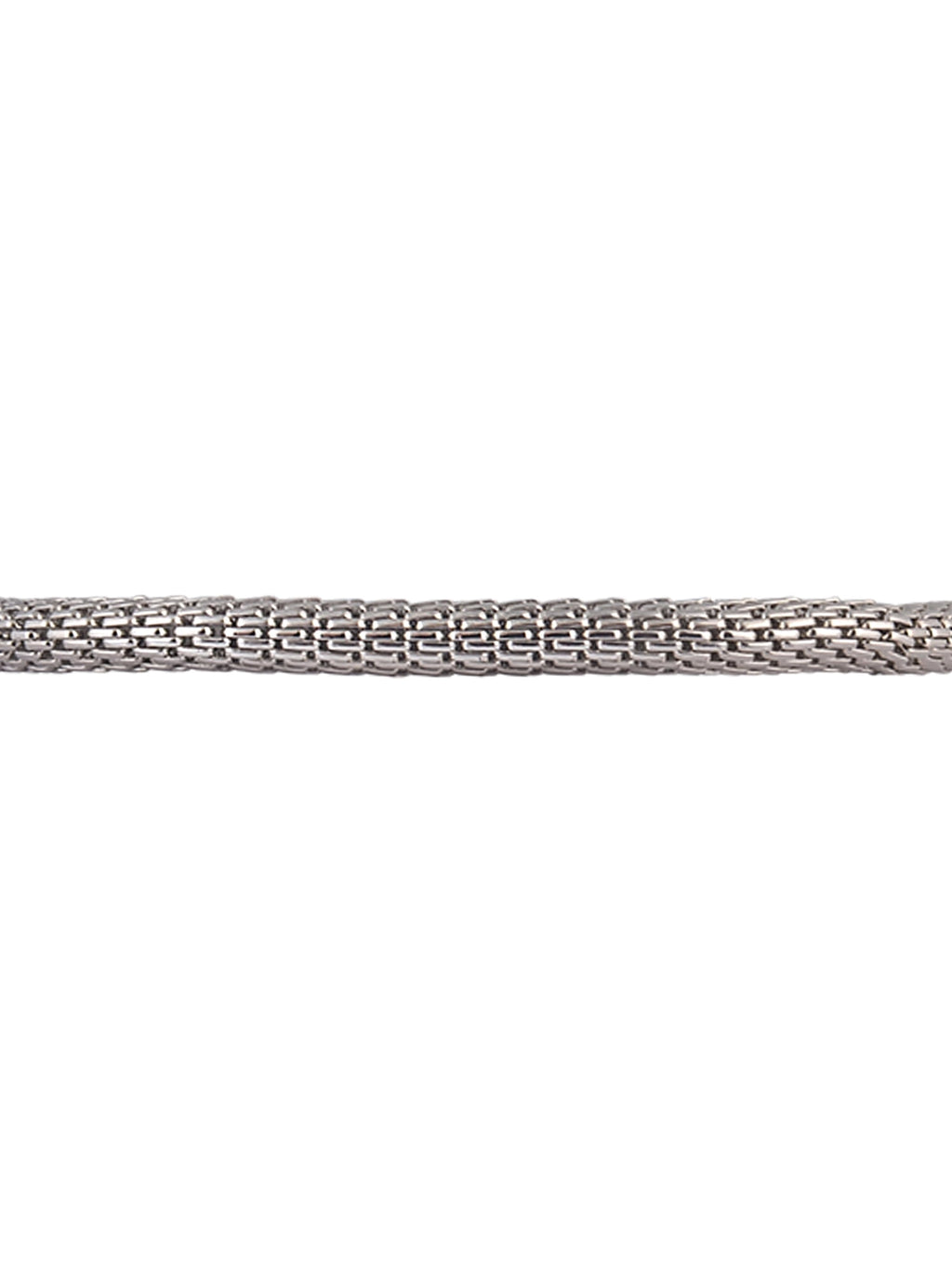 Silvertone Chain with Aqua "March" Bracelet