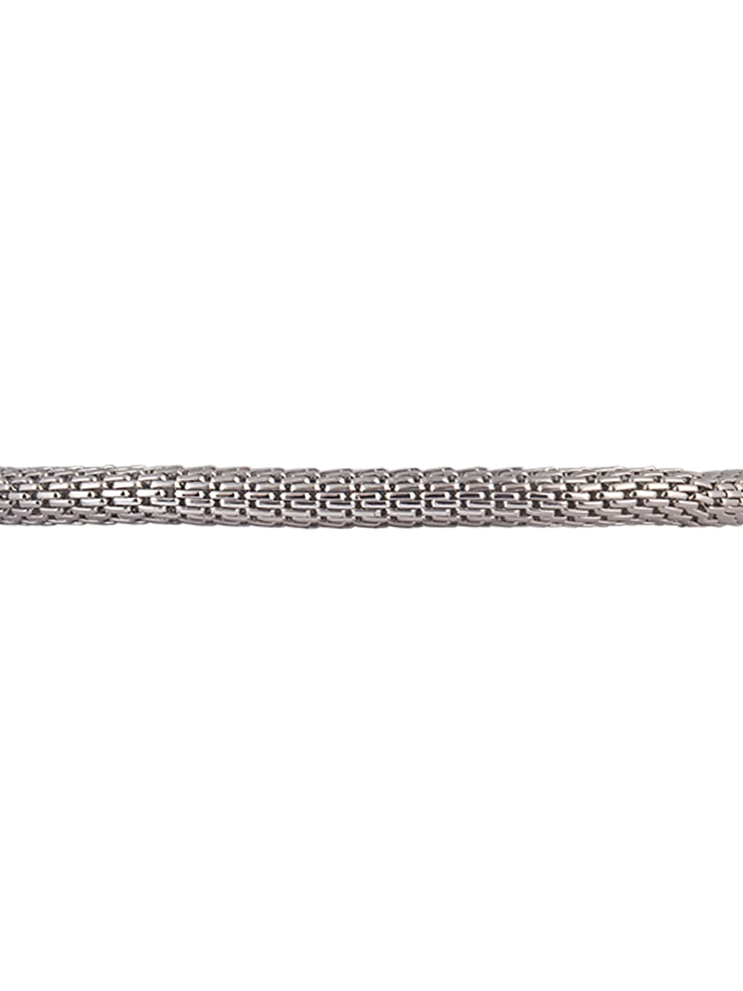 Silvertone Chain with Aqua "March" Bracelet