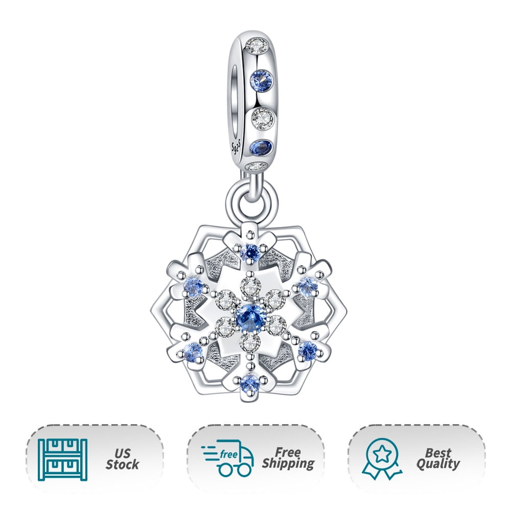 925 Sterling Charm for Bracelets Four Leaf Clover Lucky OpenWork Bead Charm Women Bracelet Charm