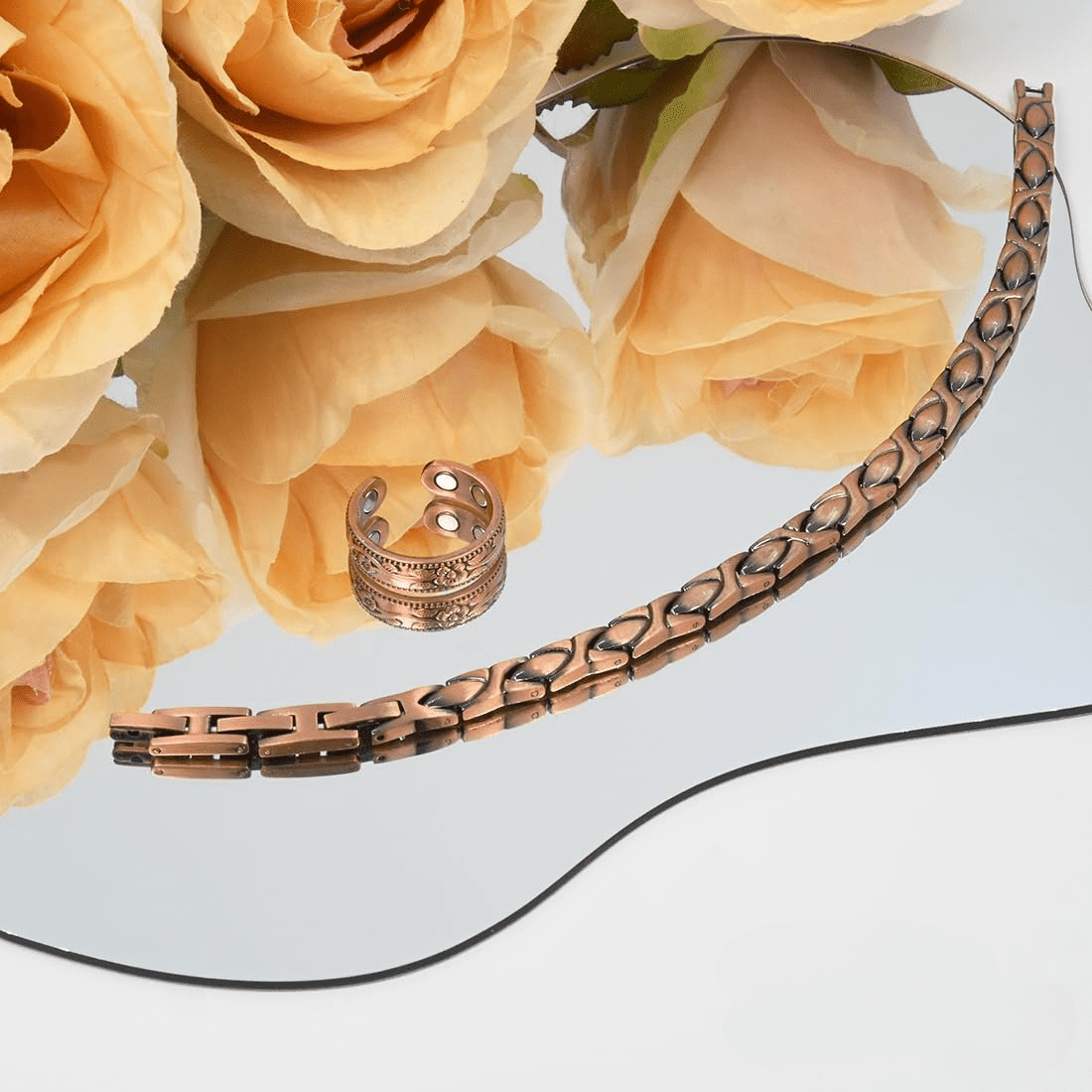 99.99% Solid Copper Magnetic Bracelets for Women