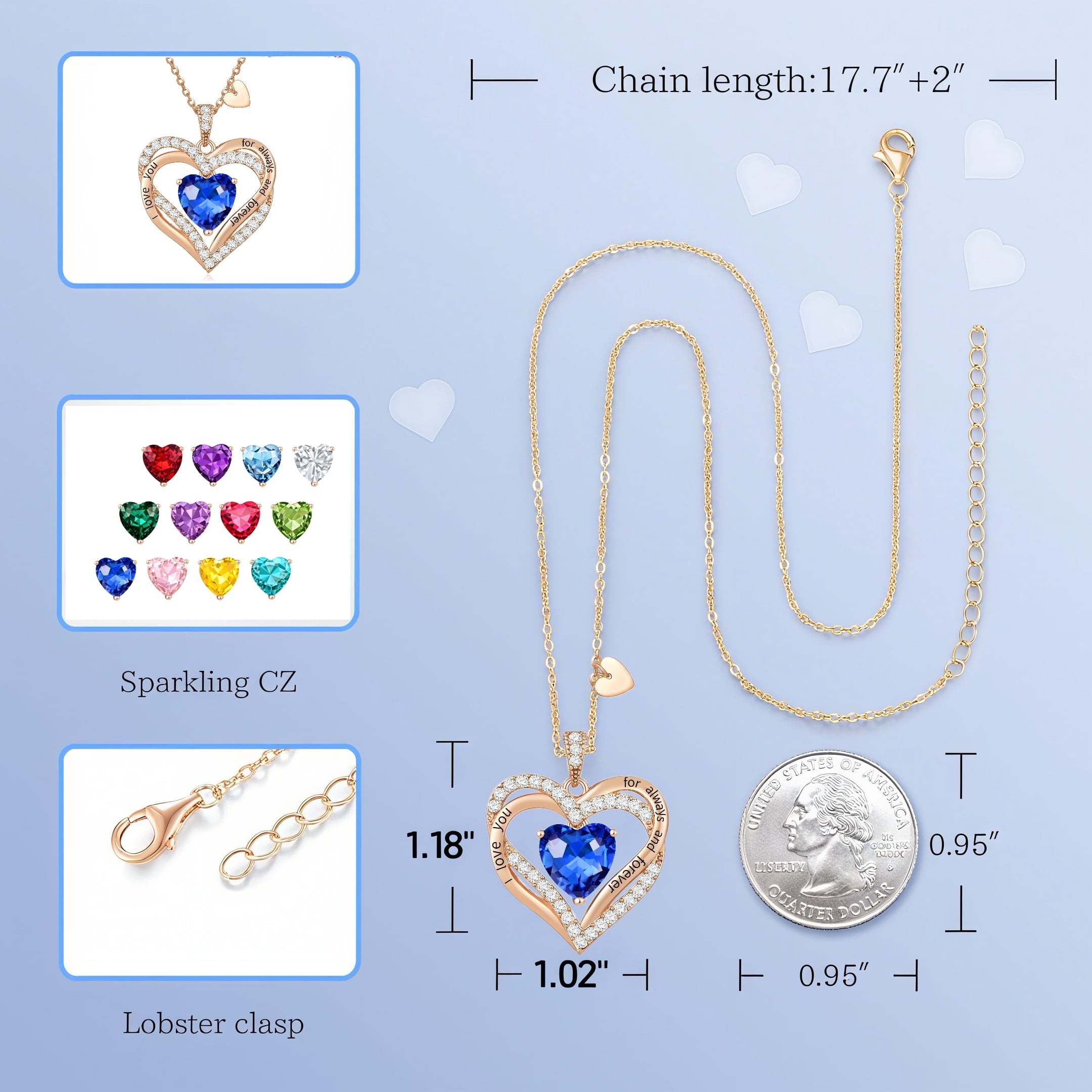 Pendant Necklaces for Women With Zirconia, Jewelry for Women Wife