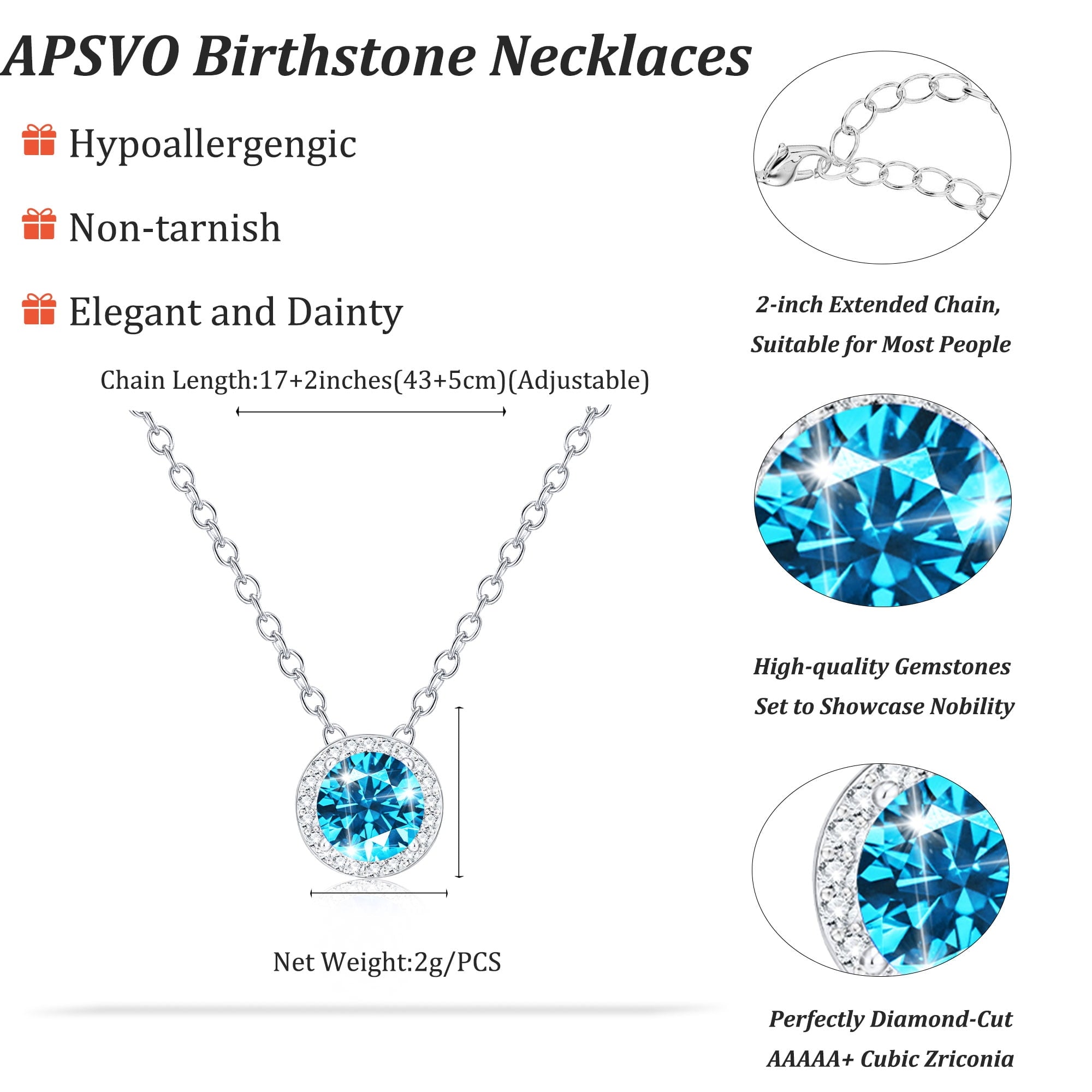 S925 Sterling Plated Heart Necklaces for Women Girls CZ April Pendant with Crystal Easter Basket Stuffers Jewelry Gifts Teen Her Adults Lady Girlfriend Kids