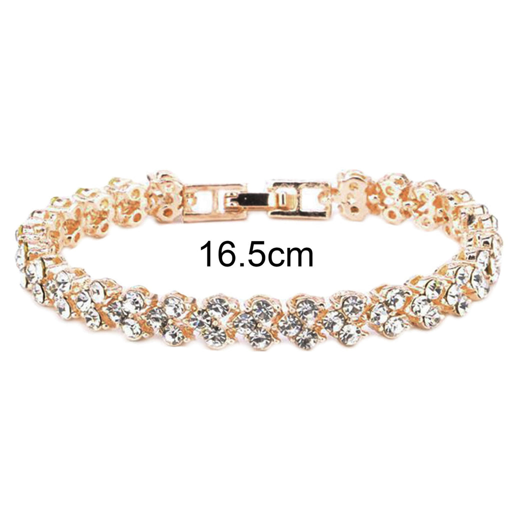 Women's 925 Sterling Bracelet Bangle Chain Banquet Jewelry