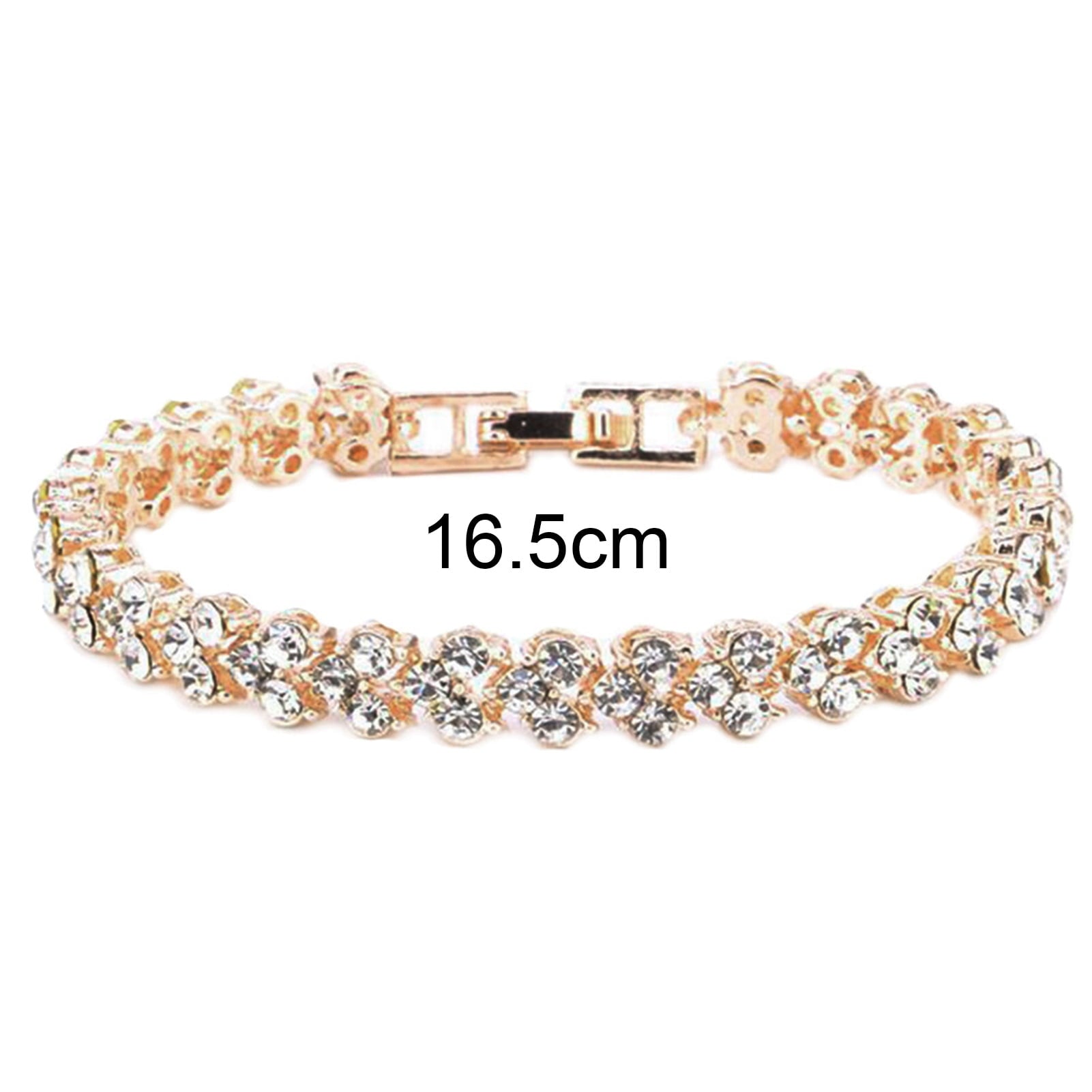 Women's 925 Sterling Bracelet Bangle Chain Banquet Jewelry