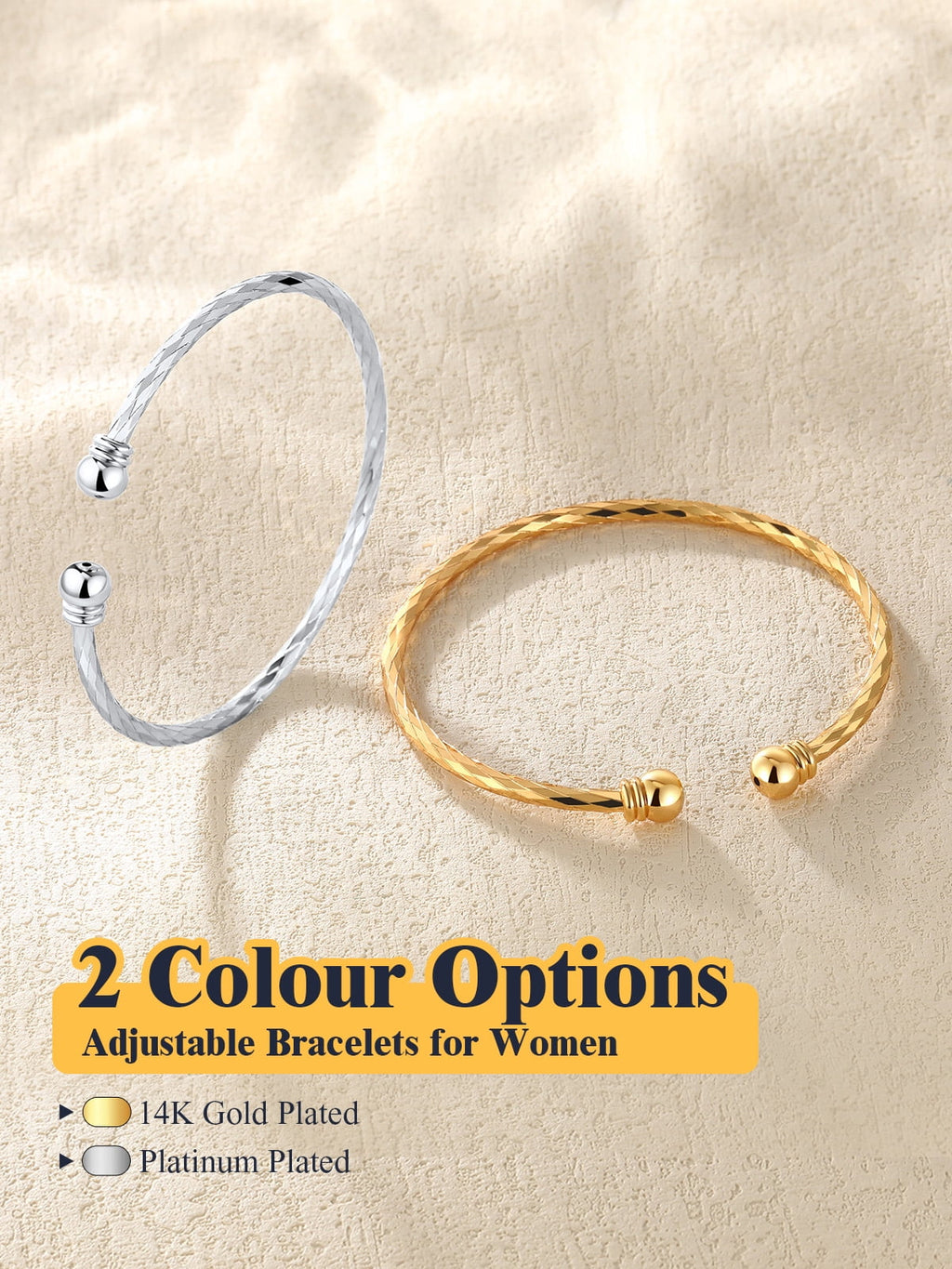 Twisted Bracelet for Women Open Bracelet Jewelry Solid Cuff Bangle