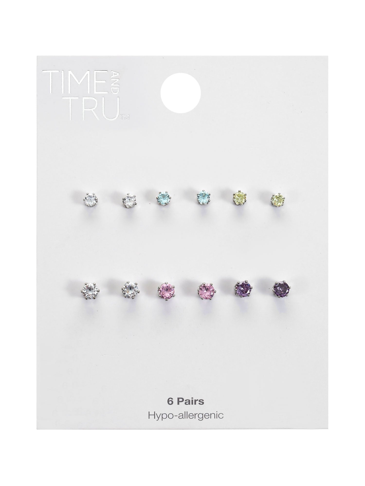 Essentials Multi Ear Hoop Earrings, 6 Pack