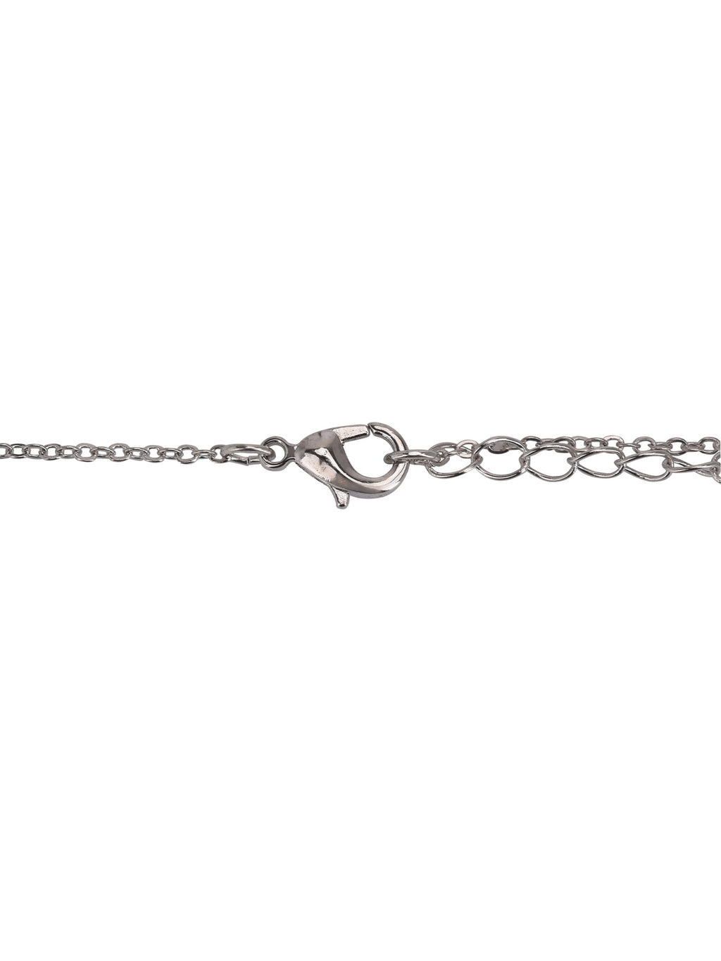 Adult Women's Tone Infinity Crystal Metal Pendant Necklace