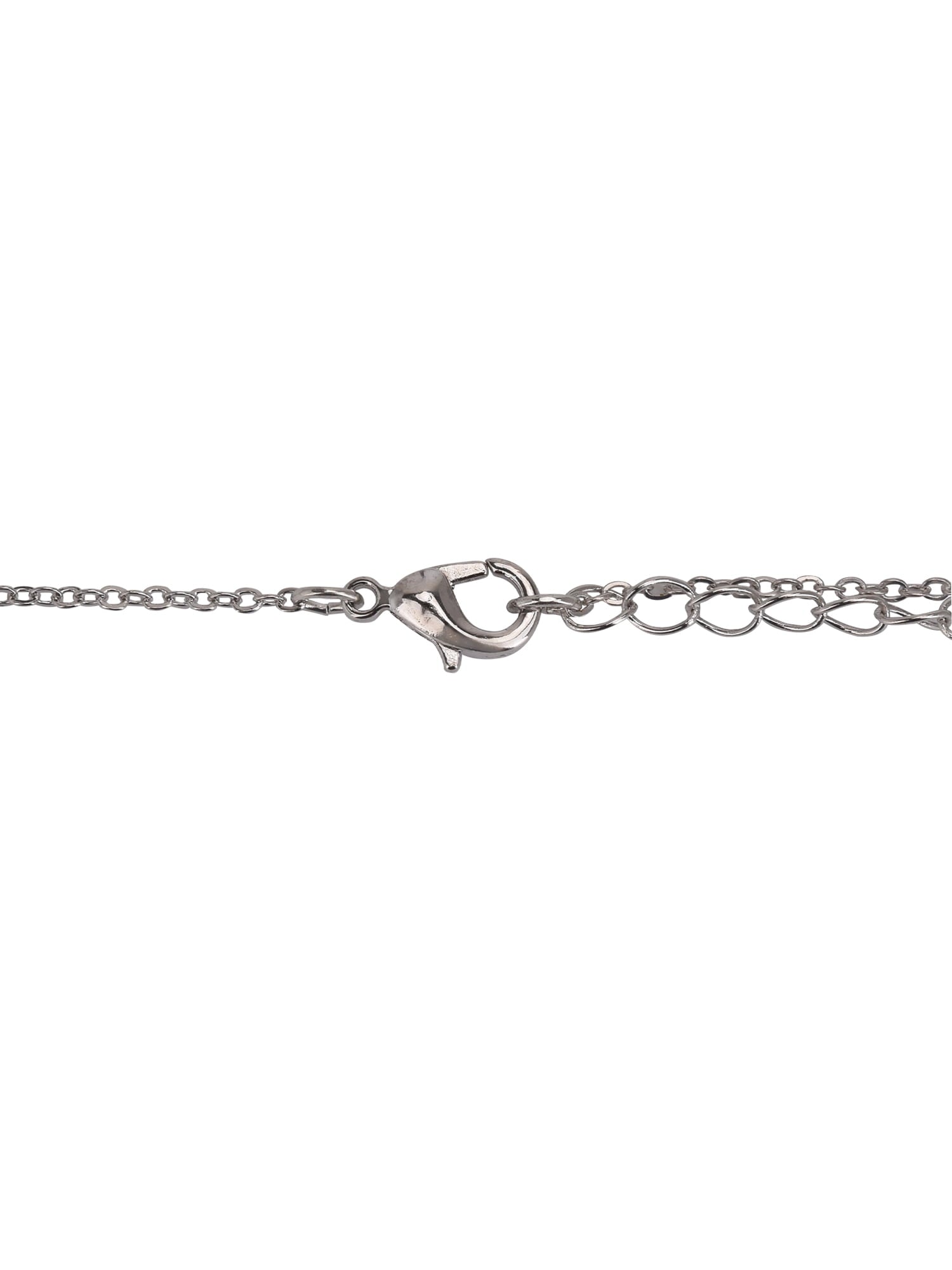 Adult Women's Tone Infinity Crystal Metal Pendant Necklace