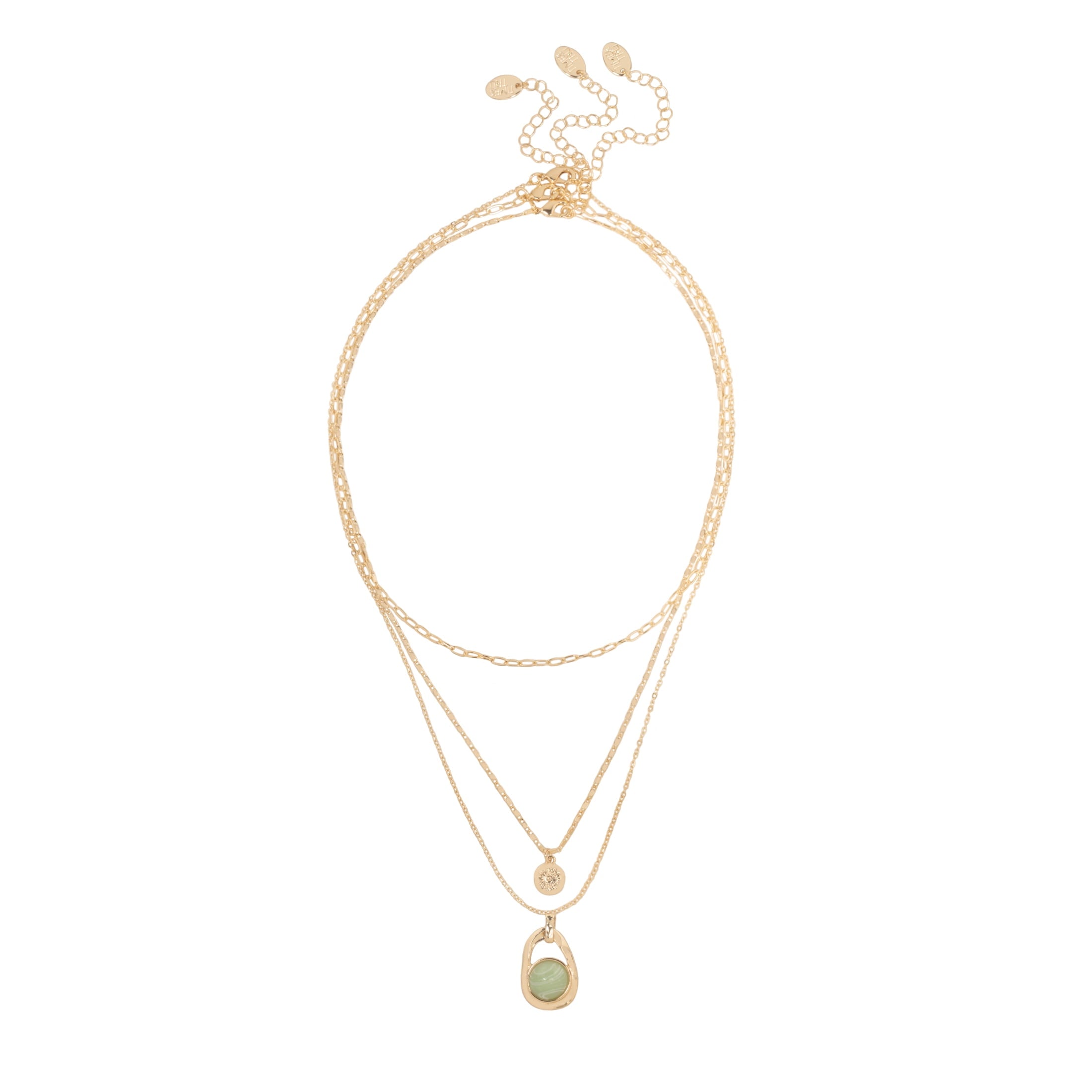 Women’s -Tone Multi-Layer Pendant Necklace