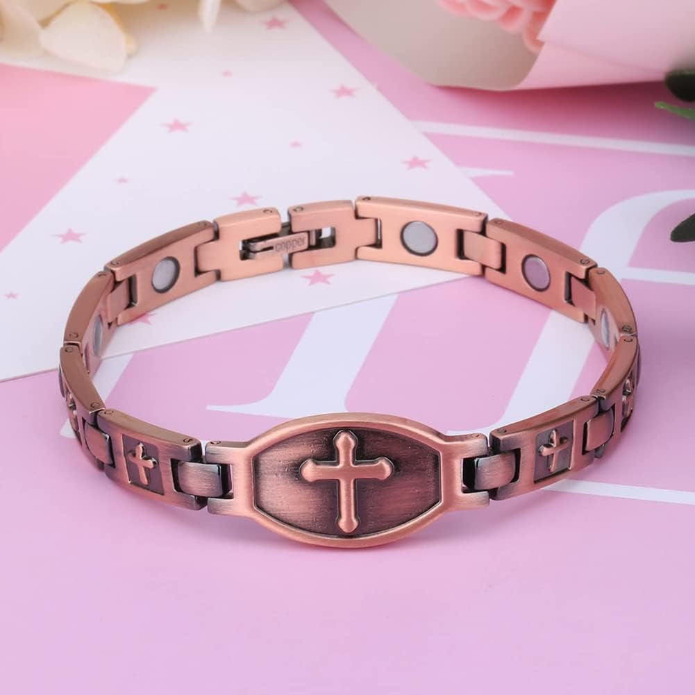 99.99% Solid Copper Magnetic Bracelets for Women