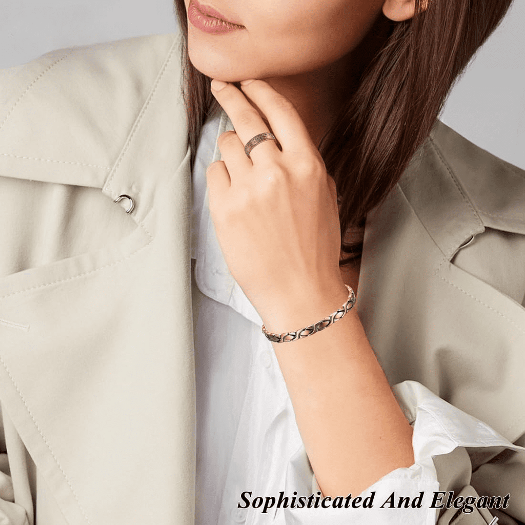 99.99% Solid Copper Magnetic Bracelets for Women