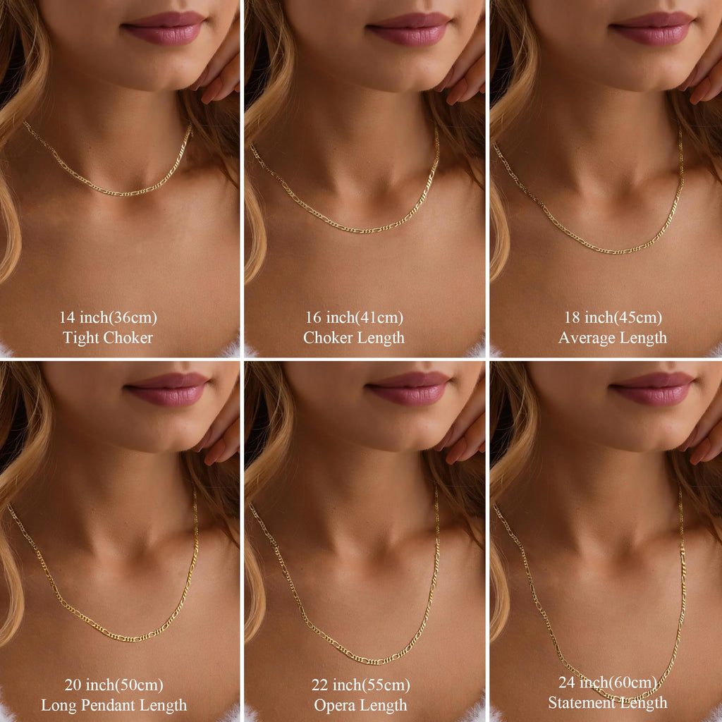S925 Sterling Plated Chains for Women Men Boys 3mm/5mm Figaro Curb Link Necklace Easter Basket Stuffers Jewelry Gifts Teen Him Her Girls Adults Kids Age 14/16/18/20/22/24 Inch