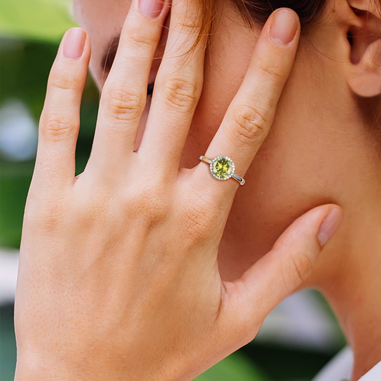 S925 Sterling Heart Rings for Women Sparkle Open Band Ring July Created Ruby Rings Size 6-12