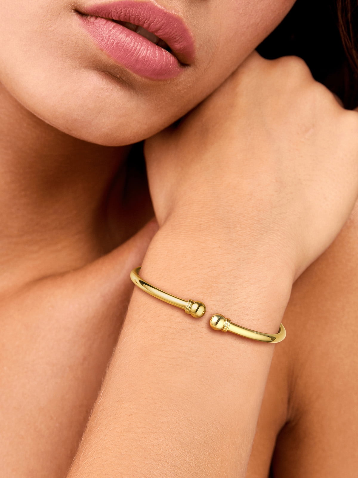 Twisted Bracelet for Women Open Bracelet Jewelry Solid Cuff Bangle