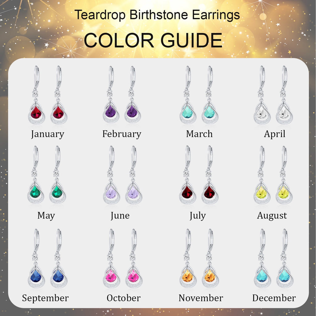 18K White Plated Drop Earrings for Women Girls Hypoallergenic S925 Sterling Post April Earrings with CZ Easter Basket Stuffers Jewelry Gifts Teen Adults Kids