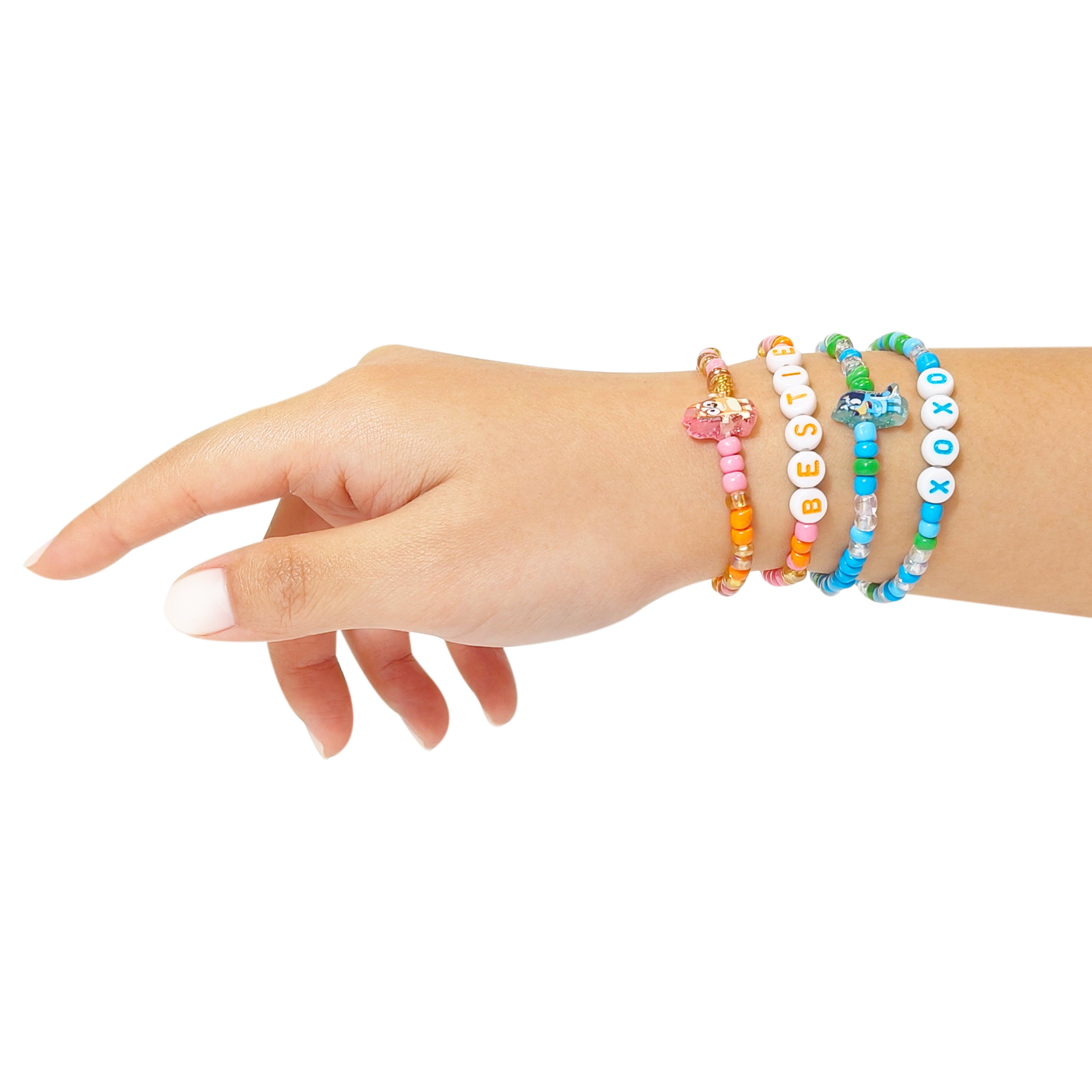 BFF Beaded Bracelets, 8 Different Designs in the Package
