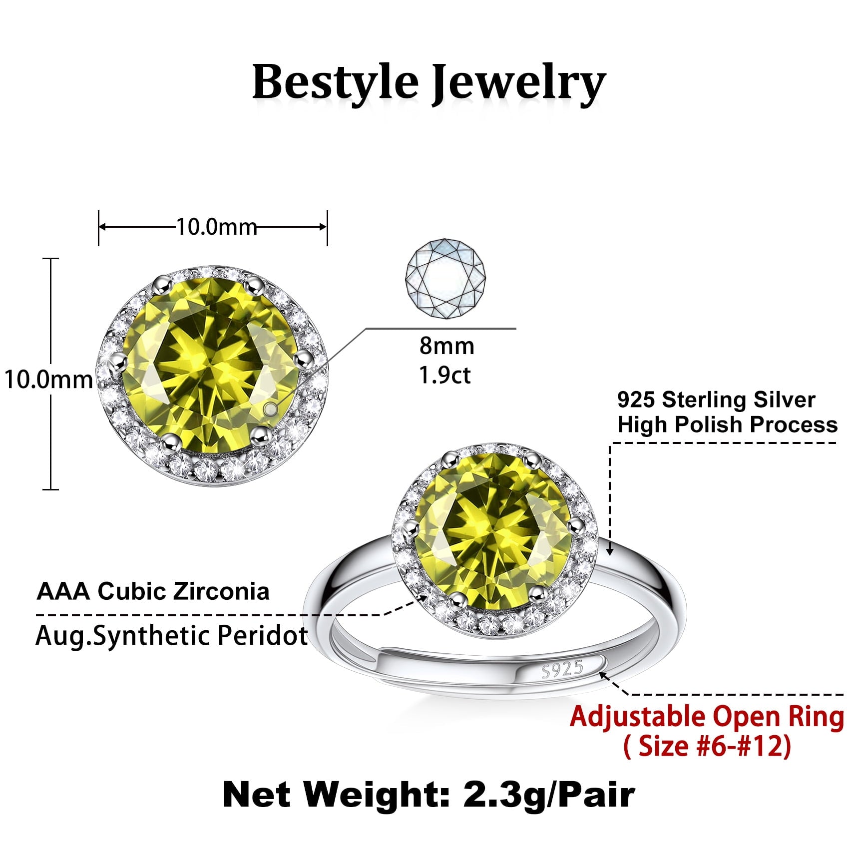 S925 Sterling Heart Rings for Women Sparkle Open Band Ring July Created Ruby Rings Size 6-12