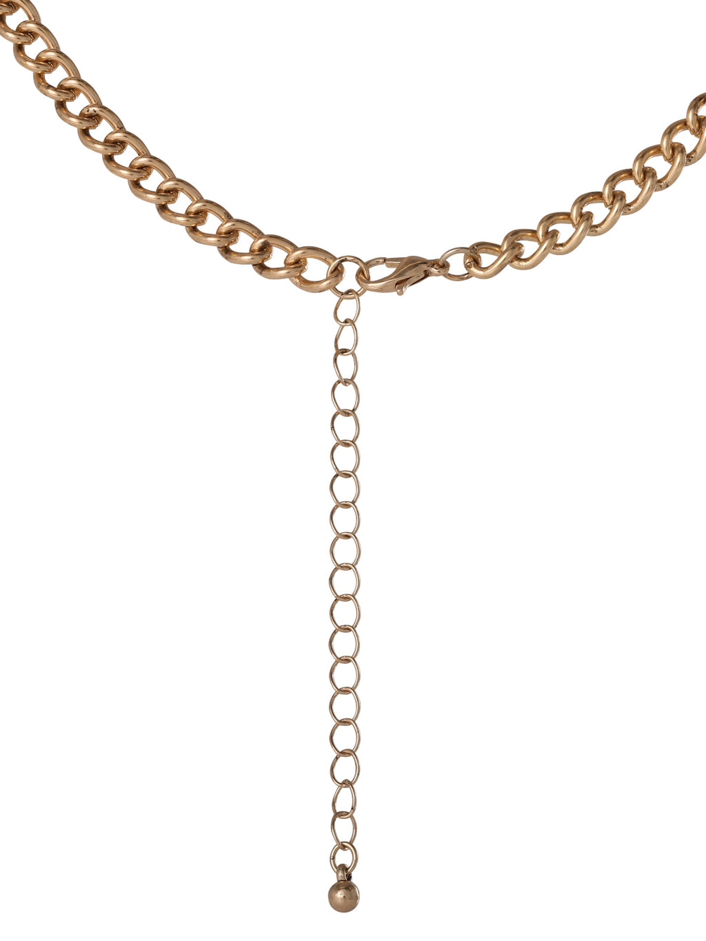 Women's Heart Charm Necklace with Figaro Chain, 18" + 3" Extender