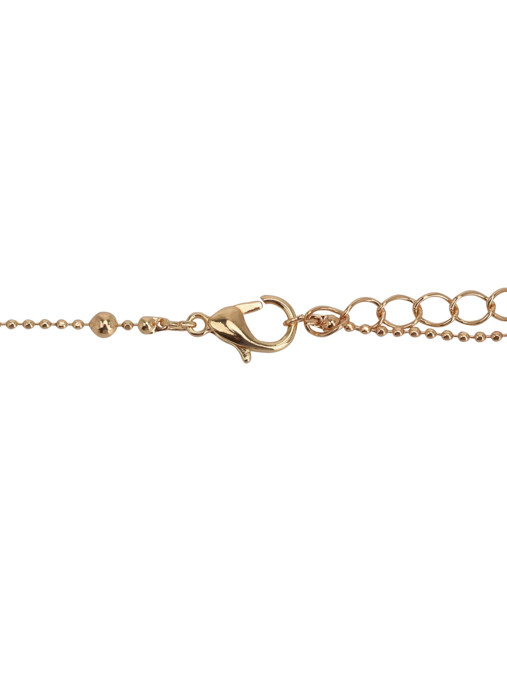Adult Women's Tone Crystal Dangle Delicate Metal Necklace