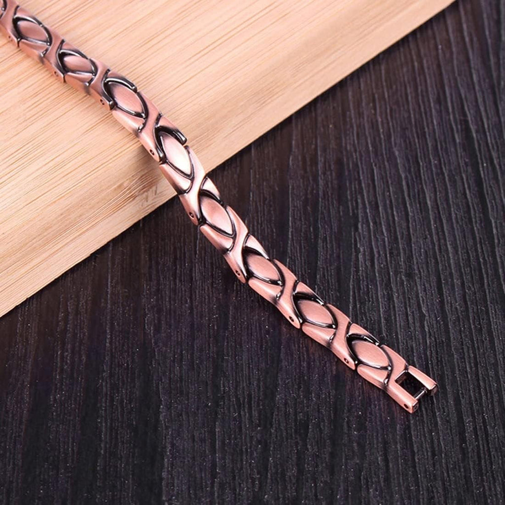 99.99% Solid Copper Magnetic Bracelets for Women