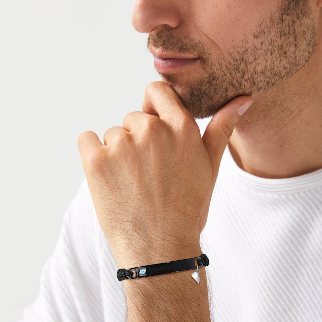 Magnetic Couples Bracelet, Adjustable Matching Macrame Bracelets, Stainless Steel Distance Relationship Bracelet, BF and GF Gifts