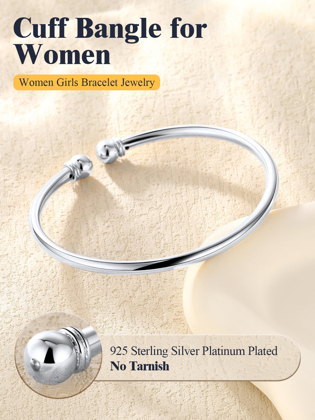 Twisted Bracelet for Women Open Bracelet Jewelry Solid Cuff Bangle