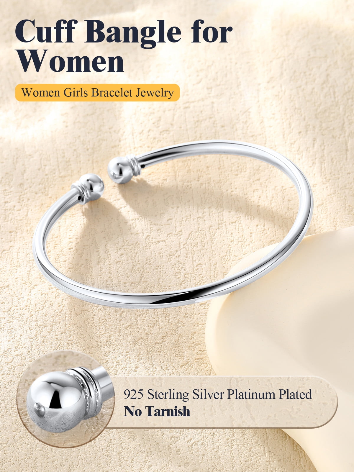 Twisted Bracelet for Women Open Bracelet Jewelry Solid Cuff Bangle