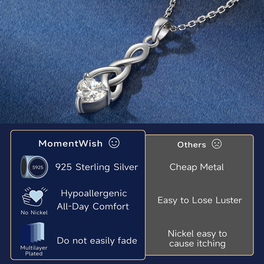 Cross Necklace for Women 1 Cross Pendant 925 Sterling Easter Christian Jewelry Gifts