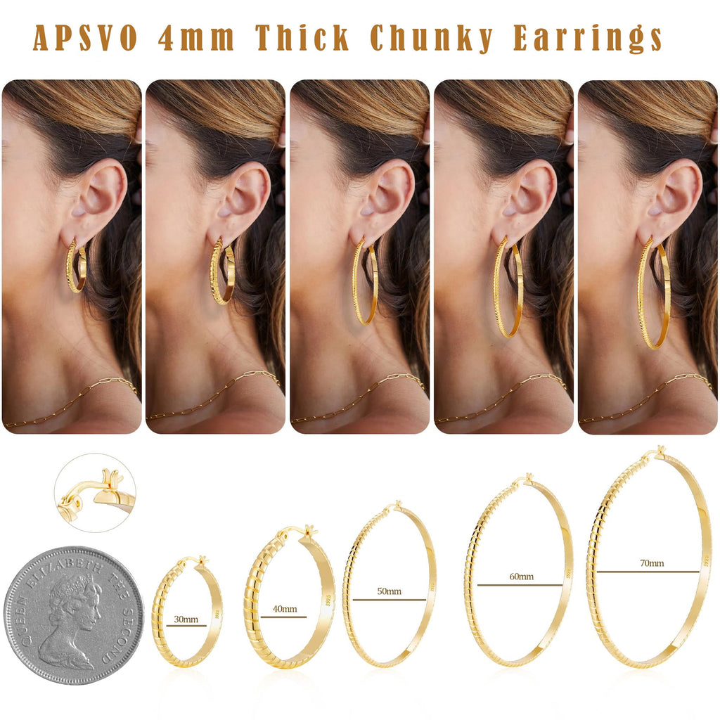 4 Pairs Hoop Earrings for Women CZ Small Huggie Cartilage Post Hypoallergenic Earrings Set for Multiple Piercing Valentines Day Jewelry Gifts Her Teen Mom Wife Lady Adults Ideas