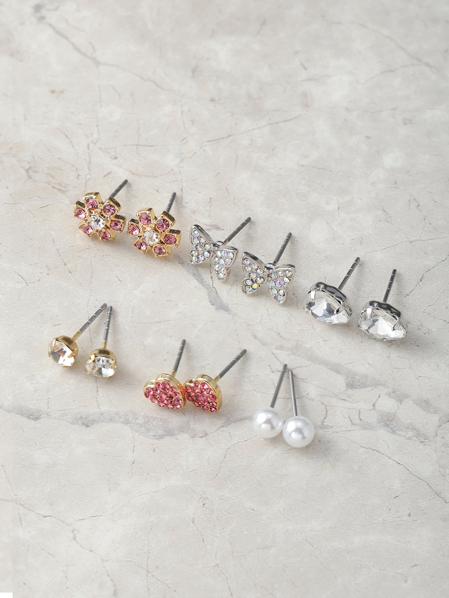 Essentials Multi Ear Hoop Earrings, 6 Pack