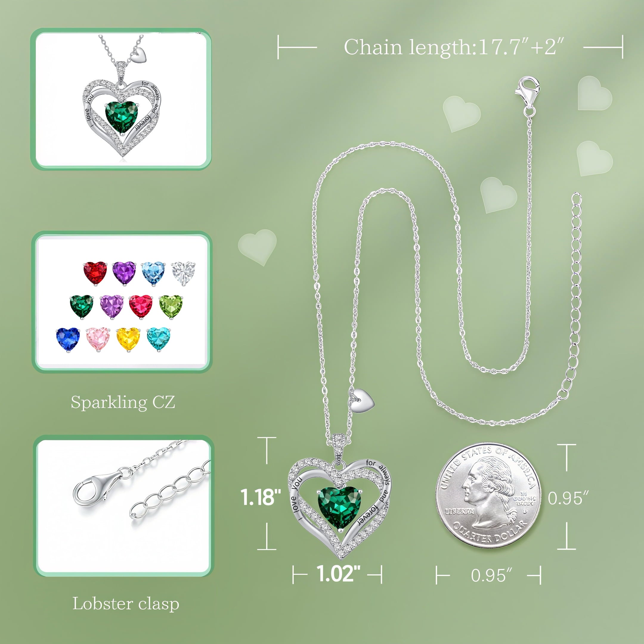Pendant Necklaces for Women With Zirconia, Jewelry for Women Wife